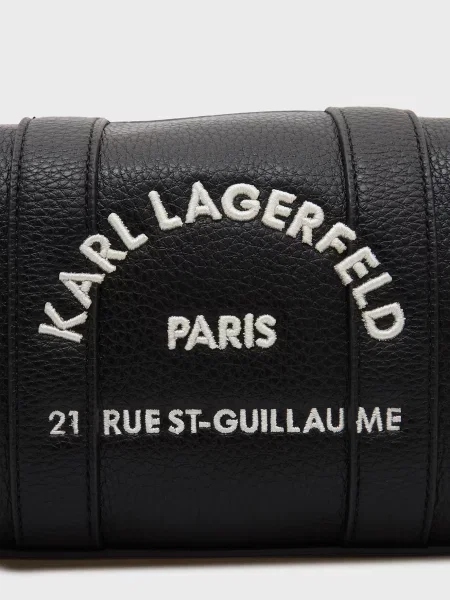 Вишита косметичка Karl Lagerfeld чорна
