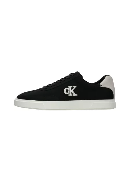 Sneakerși Calvin Klein din piele negru