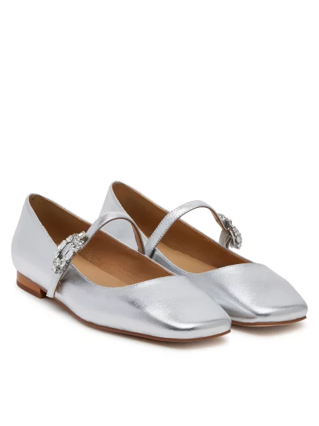 Балетки Alma En Pena серебряные