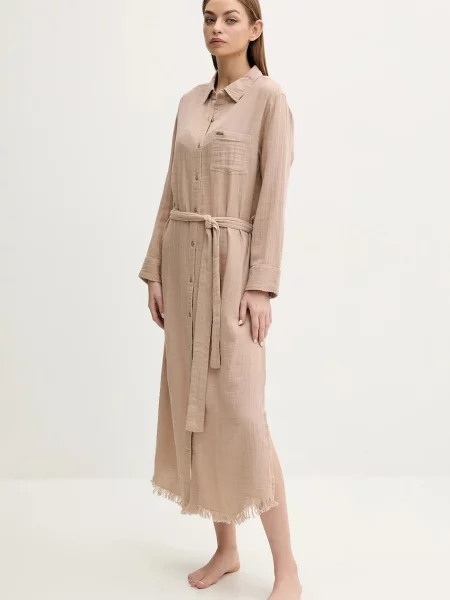 Сукня Melissa Odabash maxi розкльошена Margot коричневий