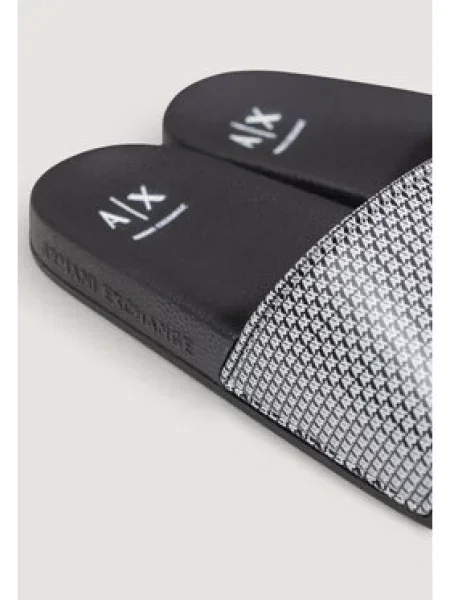 Pantofle Armani Exchange černé