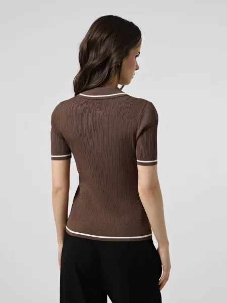Поло Armani Exchange коричневое