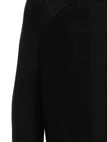 Tricou Julius cu mâneci lungi lung negru