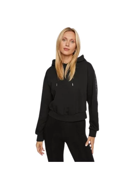Bluza z kapturem Guess czarna