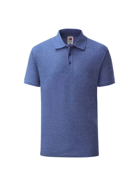 Polo majica Fruit Of The Loom plava