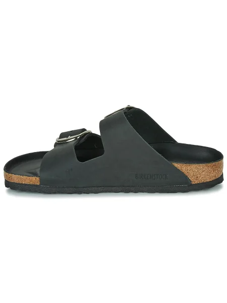 Pantofi Birkenstock cu cataramă din piele negru