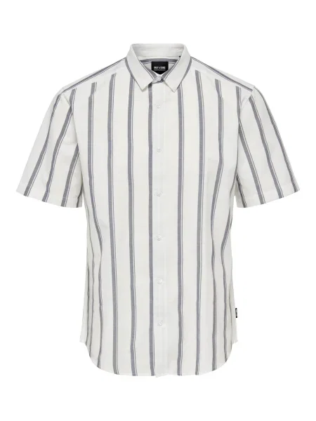 Only & Sons Košulja tamno plava bijela