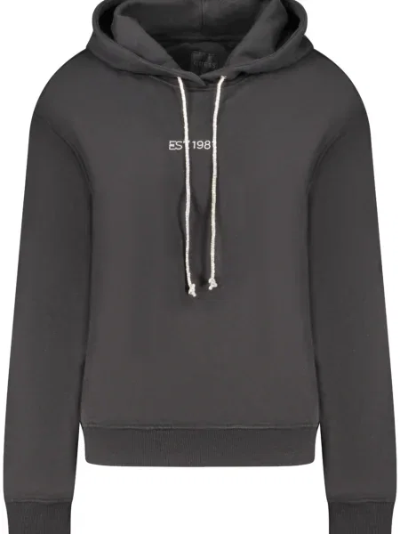 Jeansy Guess z długim rękawem z dekoltem w serek czarne