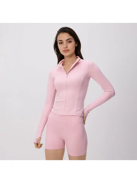 Reserved Mikina se pastelově růžová