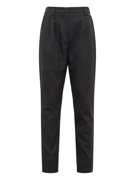 Pantaloni Herno plisate gri