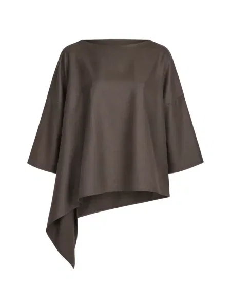 Scurt tricou Dusan asimetric maro