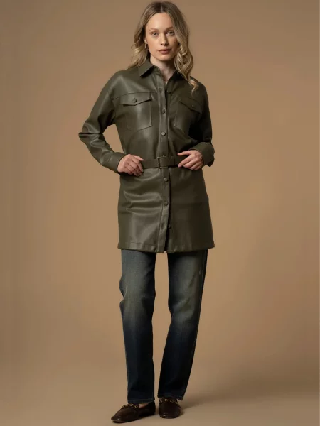 Куртка-сорочка KOCCA поліуретан хакі