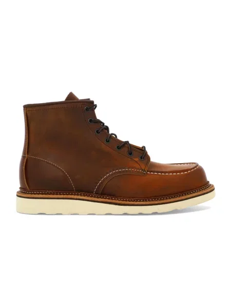 Botki Red Wing Shoes skórzane klasyczne czerwone