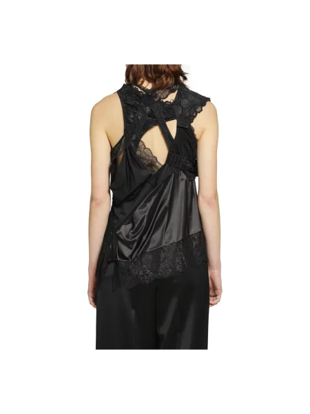 Satynowe jeansy Dolce And Gabbana asymetryczne czarne