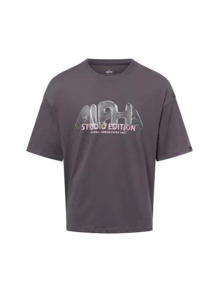 Alpha Industries Koszulka edycja Studio Kobiety jednolity S szary