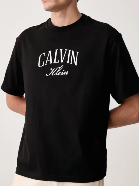 Calvin Klein Jeans тениска мъжка от черно