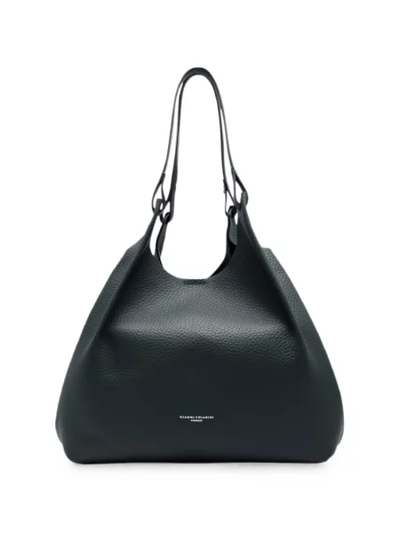 Geantă shopper Gianni Chiarini din piele verde