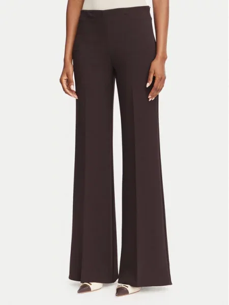 Rinascimento Pantaloni palazzo închis Wide Leg maro