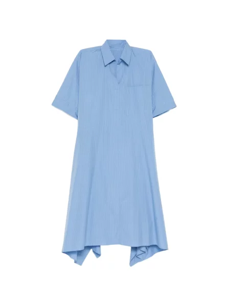 Rochie cu dungi Jnby cu dungi asimetric de costum albastru