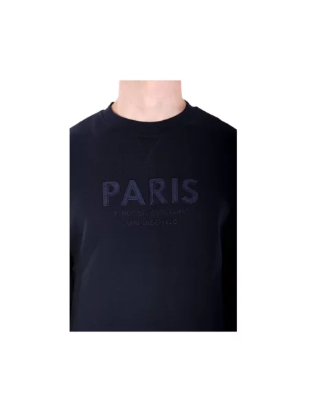 Bluza z kapturem Karl Lagerfeld z kapturem czarna