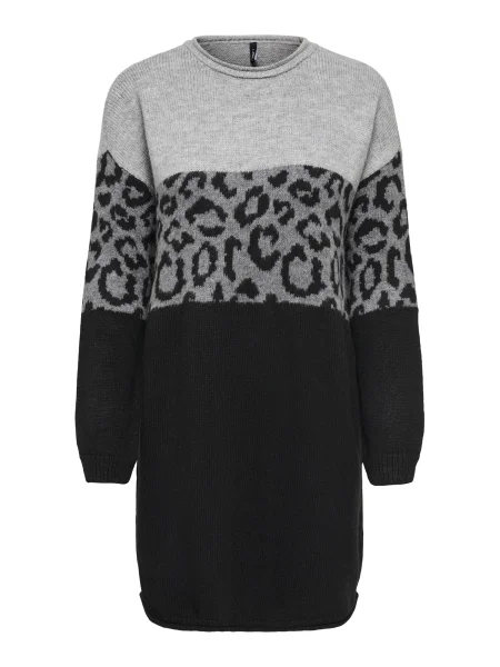 ONLY Rochie tricotat ONLJADE metalic / deschis / amestecat gri
