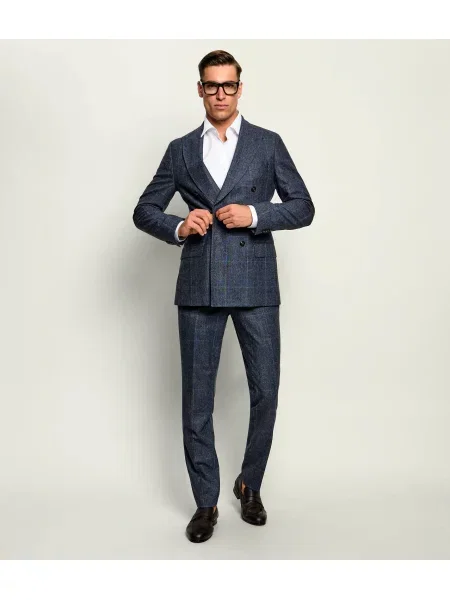 BOSS BLACK De lână costum negru