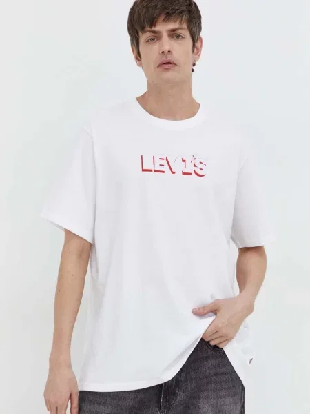 Levi's basic tričko RELAXED FIT TEE bílé
