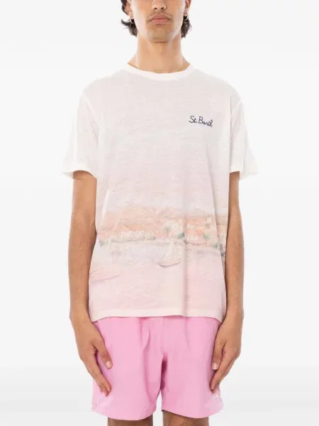 Tricou Mc2 Saint Barth alb