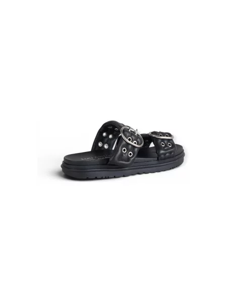 Pantofi Emu cu cataramă negru