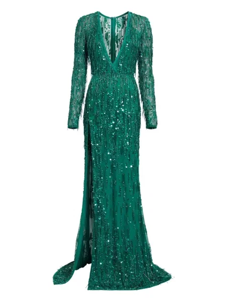 Rochie maxi Elie Saab verde