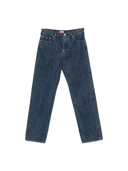Jeansy Kenzo z logo niebieskie