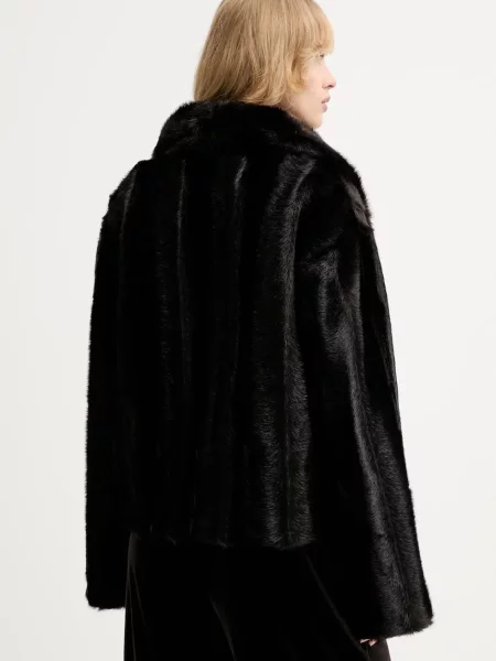 Bunda Gestuz přechodná oversize hnědá