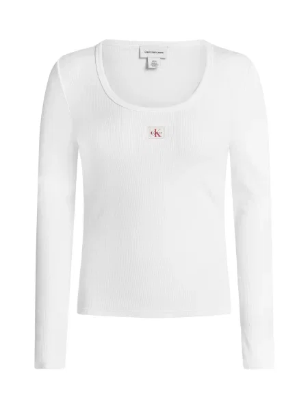 Calvin Klein Jeans Bluză alb