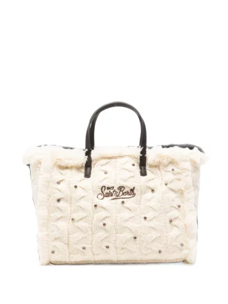 Geantă shopper Mc2 Saint Barth tricotate