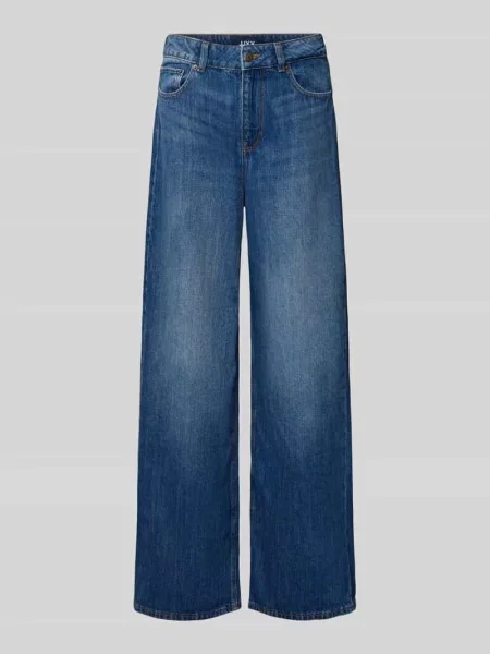 Jeansy o kroju wide fit w 5 kieszeni model TOKYO' Jjxx niebieskie
