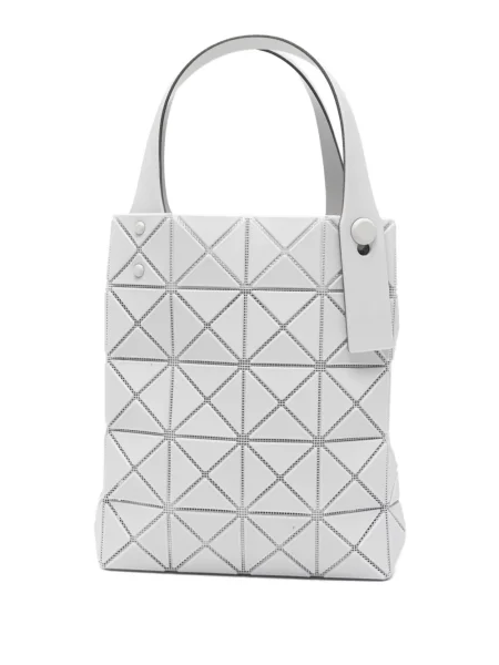 Geantă Bao Bao Issey Miyake cu imprimeu geometric gri