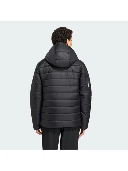 Kurtka z kapturem z ociepleniem Terrex Multi Essentials CLIMAWARM czarna