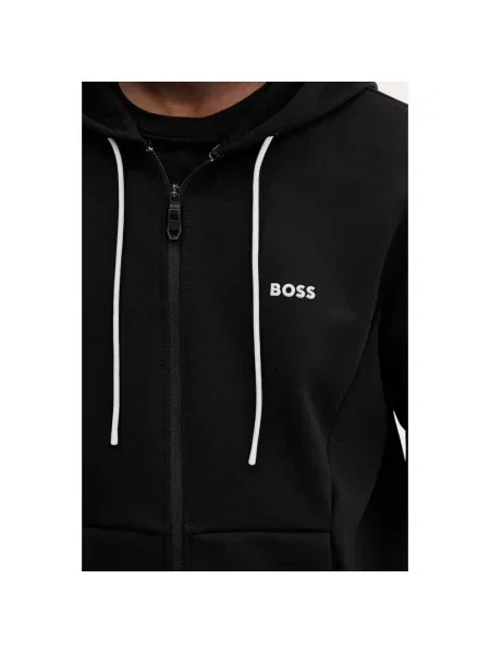 Bluza rozpinana Boss Green czarna