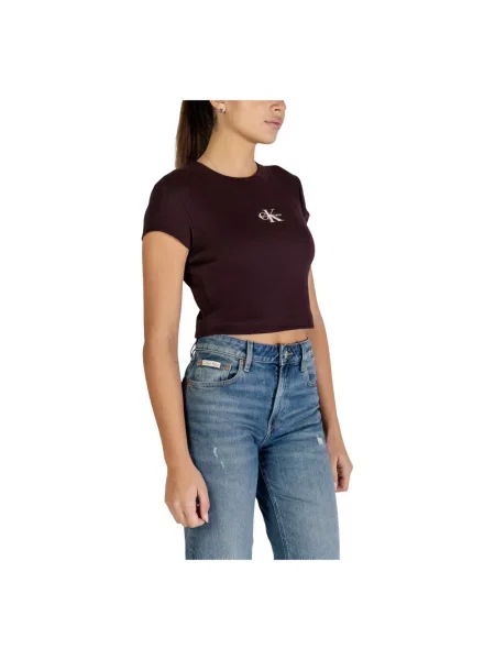 Calvin Klein Jeans t-shirt brązowy