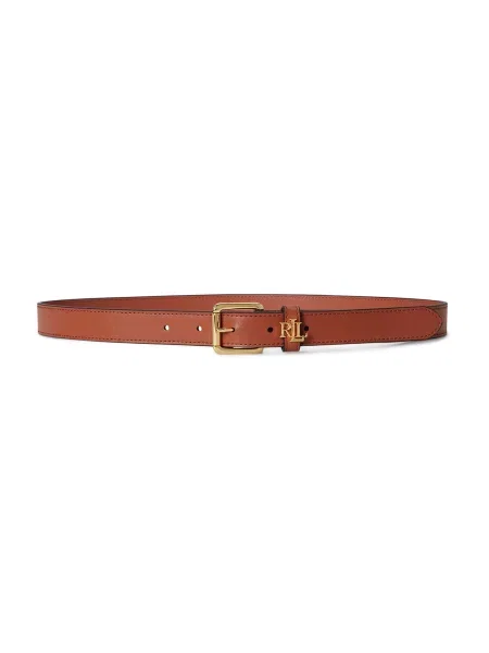 LAUREN RALPH LAUREN Curea de piele TRANSITION roșu
