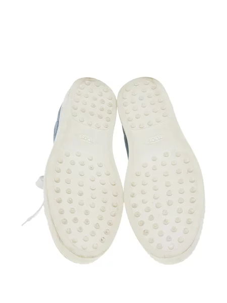 Sneakerși Tod's din piele de căprioară albastru