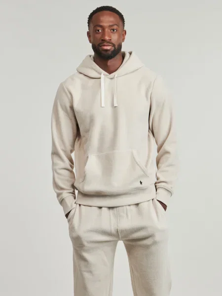 Mikina s kapucňou Polo Ralph Lauren béžová