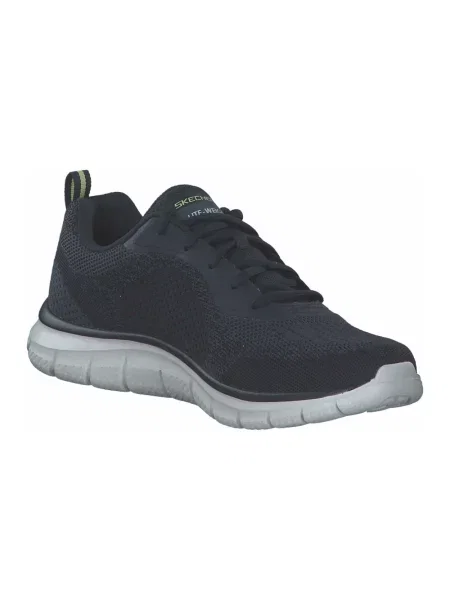 Lniane buty do biegania Skechers niebieskie