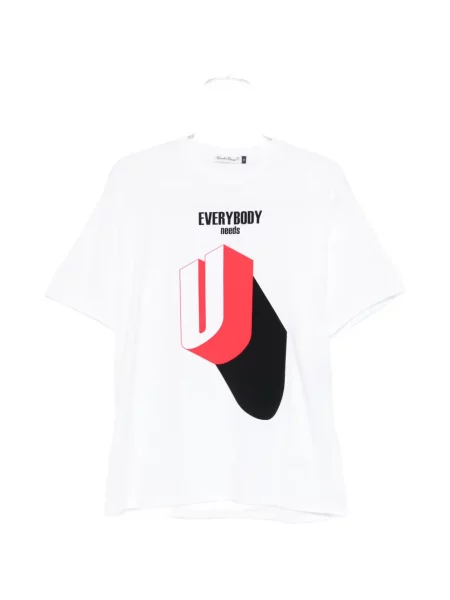 Grafic tricou Undercover cu imagine alb