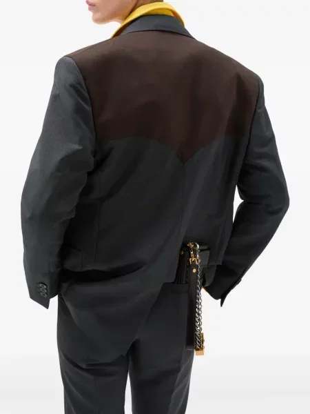 Sacou Versace de lână gri