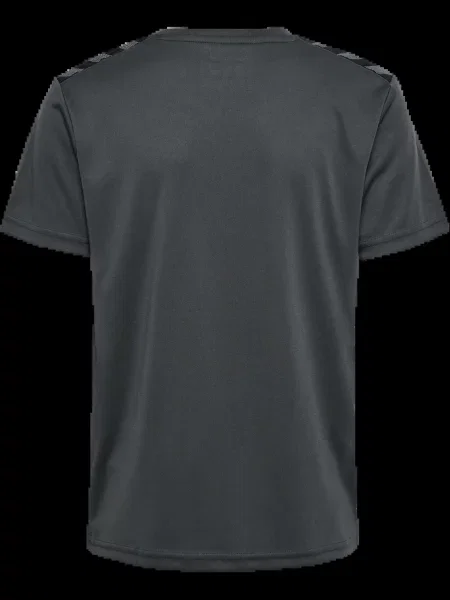 Hummel Koszulka hmlAUTHENTIC PL JERSEY S/S KIDS z – ASPHALT szara