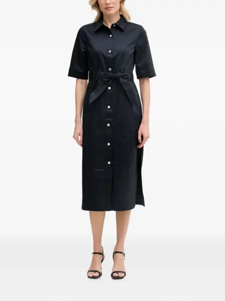Cu centură rochie midi Barbour albastru
