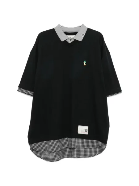 Tricou Maison Mihara Yasuhiro cu autograf negru