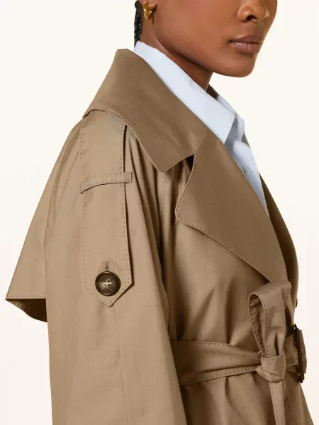 Max Mara The Cube Trenchová Bunda Clara béžová