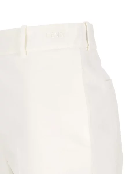 Pantaloni Fendi cu broderie
